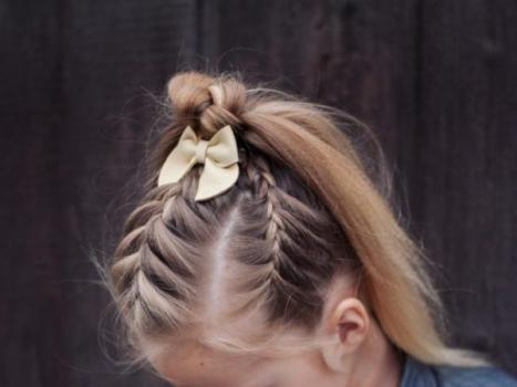 Beautiful and easy hairstyles for girls for every day or how to please a little fashionista